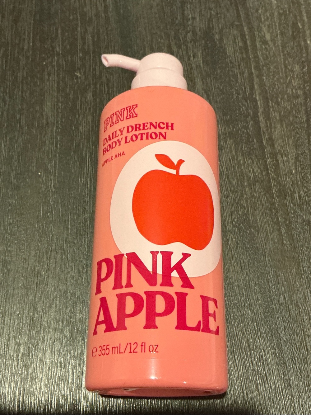 PINK Victoria's Secret Pink Apple Daily Drench Body Lotion — Coral Pink Bottle